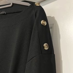 Ann Taylor Shoulder Button long sleeve too